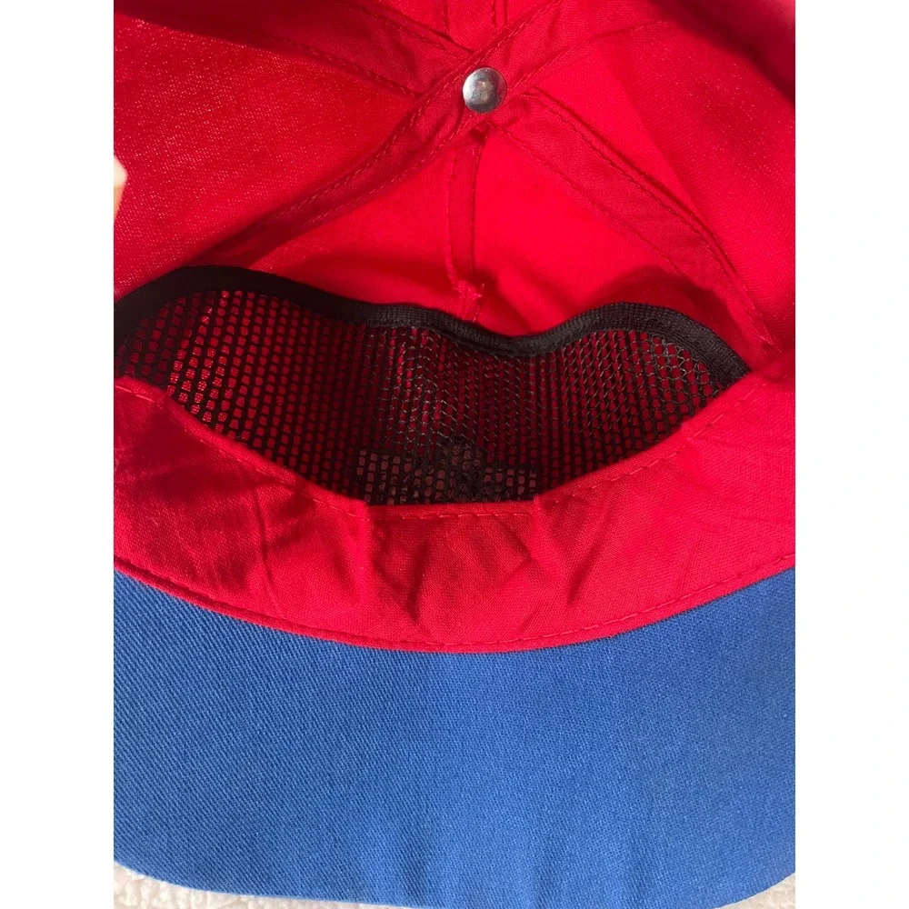 Disney Kids OS Mickey Mouse Hat Red Blue‎ Vintage Goofy's Hat Co. Embroidered M